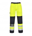 Pantalon de alta visibilidad FR62 color amarillo/ marino