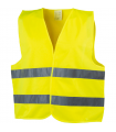 Chaleco de trabajo alta visibilidad retard. llama y antiestatico color amarillo