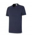 Camiseta azul marino 100% algodón manga corta